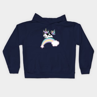 French Bulldog Puppy Unicorn Kids Hoodie